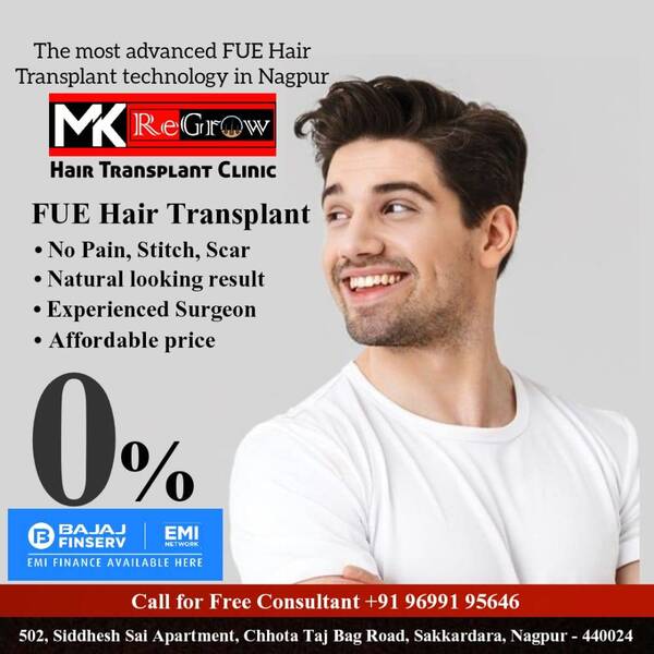 #nagpur  regrow hair transplan