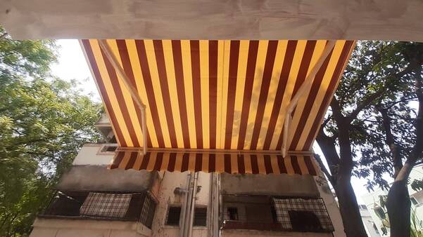 Awning install at Gandhibagh n