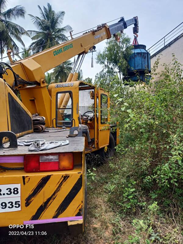 forklift track crane