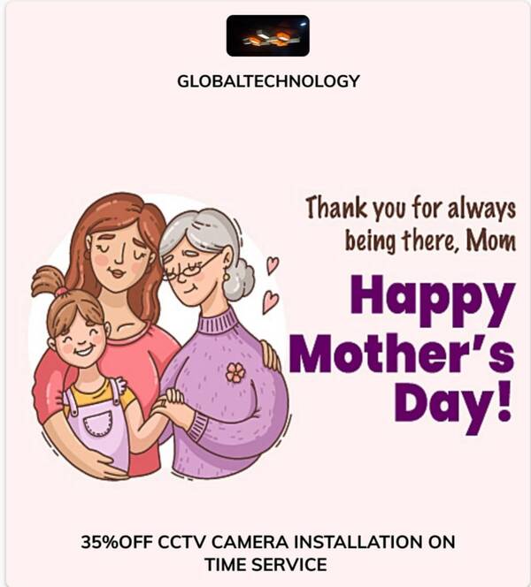happy mother