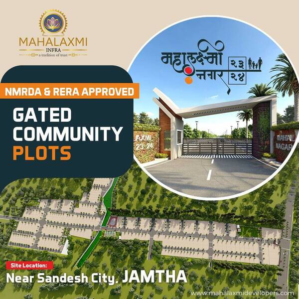 Plots in Wardha road .