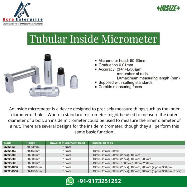 digital inside micrometer in t