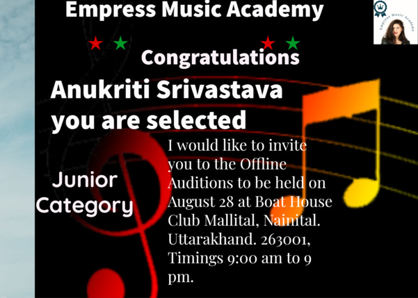 Congratulations , Dear An