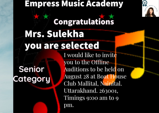 Congratulations, Dear Mrs