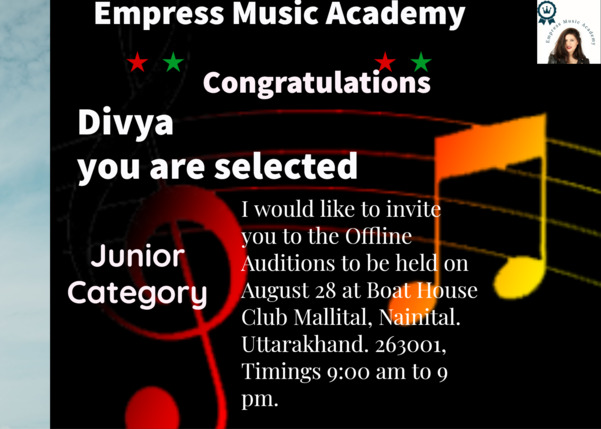 Congratulations, Dear Div