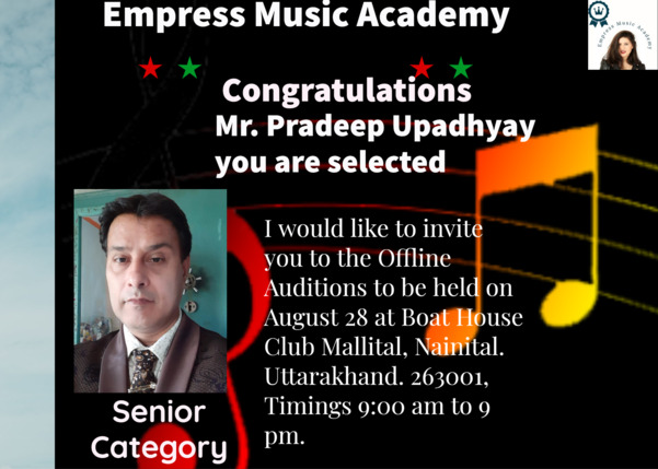 Congratulations, Dear Mr,