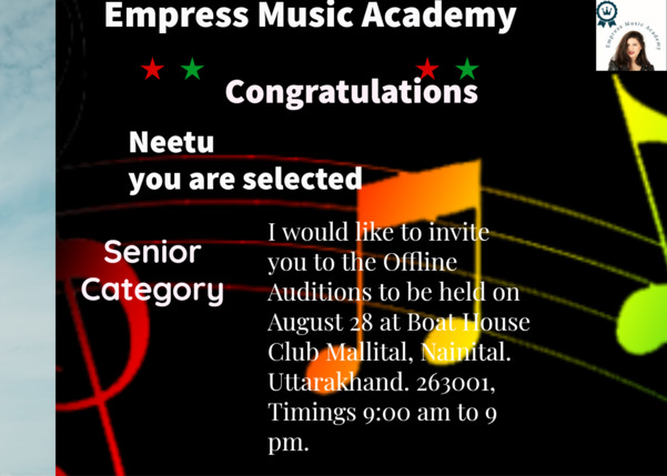 Congratulations, Dear Nee