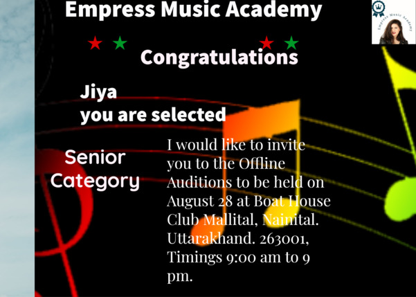 Congratulations, Dear Jiy