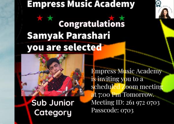 Congratulations, Dear Sam