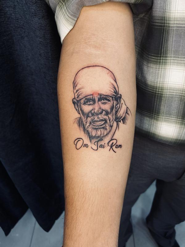 Sai Baba Tattoo #sai #saibaba #ghaziabad
