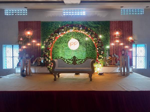 event hall with parking and di