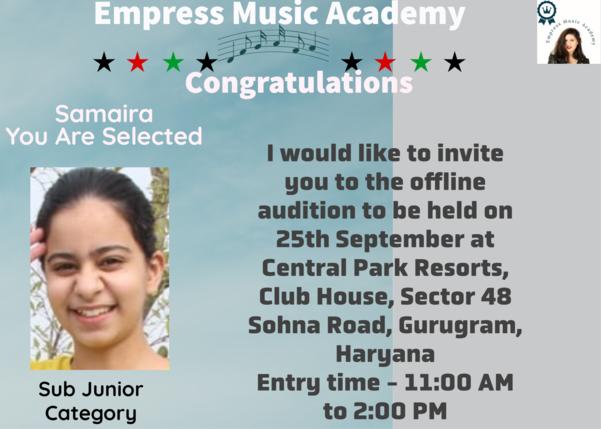 Congratulations, Dear Sam