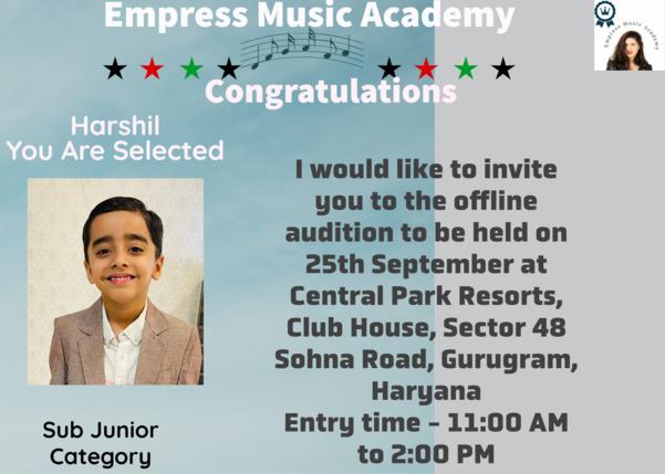 Congratulations, Dear Har