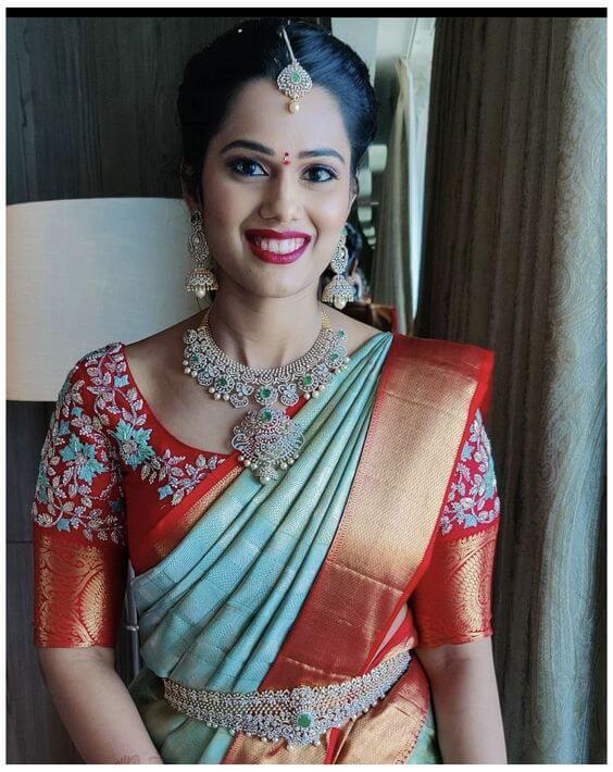 Bridal Maggam Work Design | Luxury BEE in Chennai, India