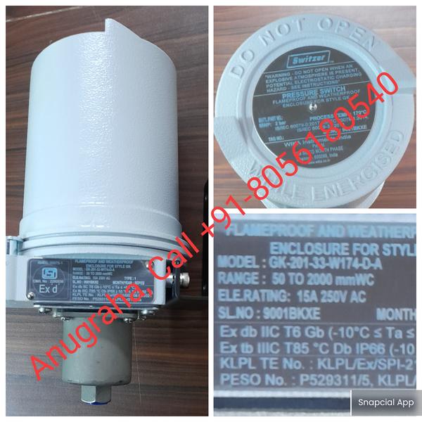 SWITZER make Flameproof Switches Distributor in Ch Anugraha