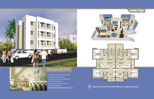 2 BHK Flats in Manish Nagar. 3