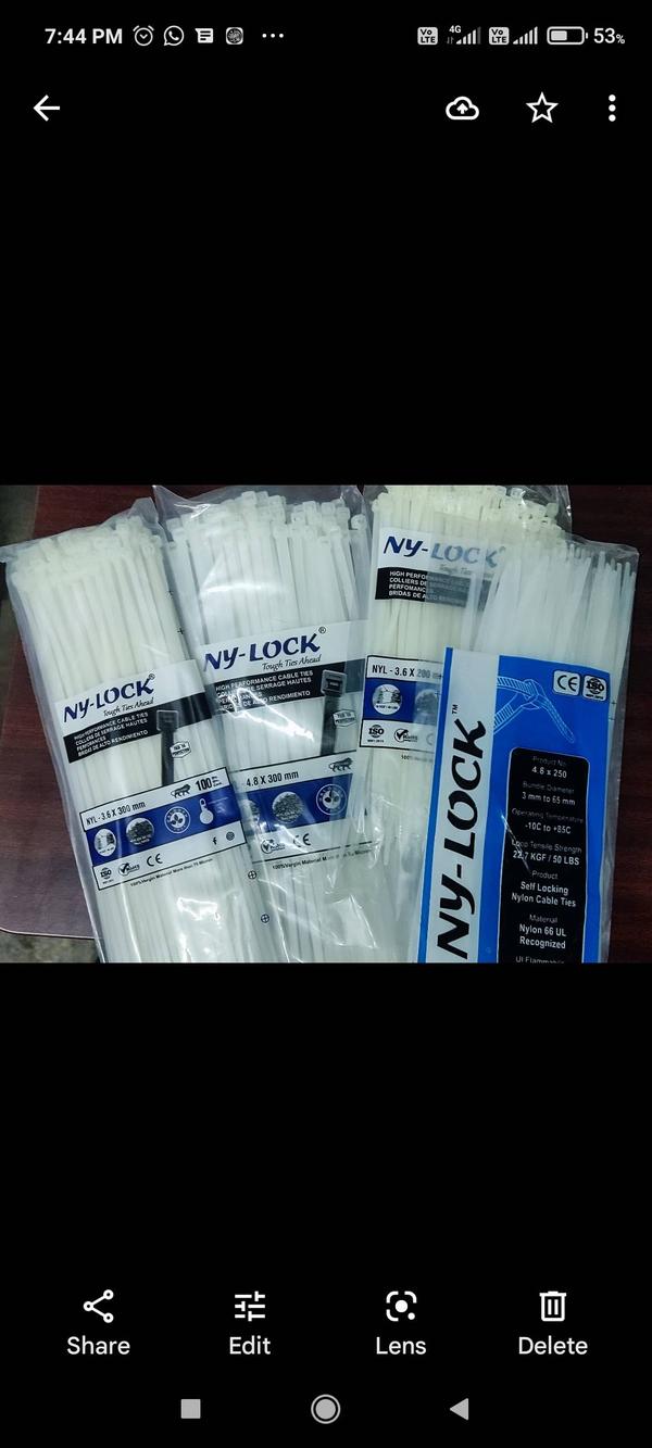 cable ties available