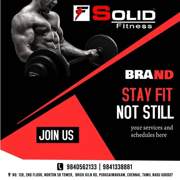 Unisex gym in Purasaiwakkam
Gy