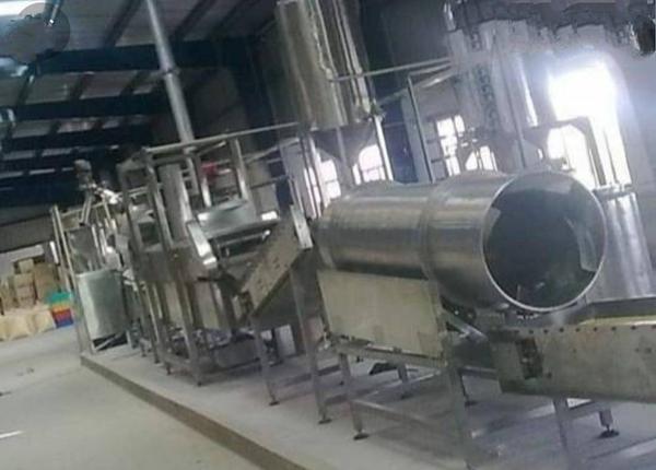 Vegetable slice processing pla