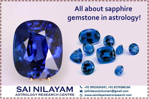 two blue sapphires