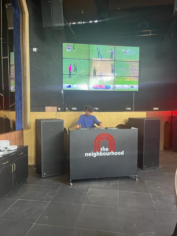 video wall installed