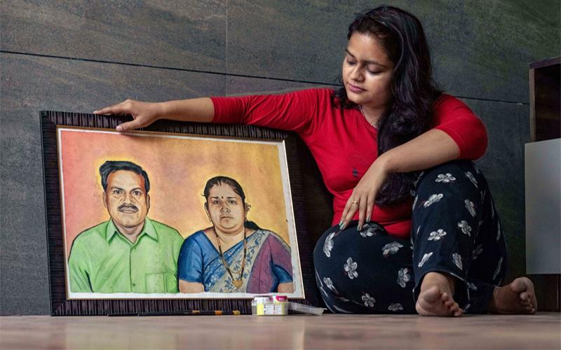 colored pencil portrait gift