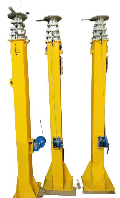 Manual Mechanical MastUsed in highway projects, m