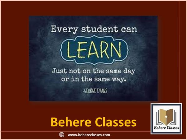 Behere Classes Best 11th 