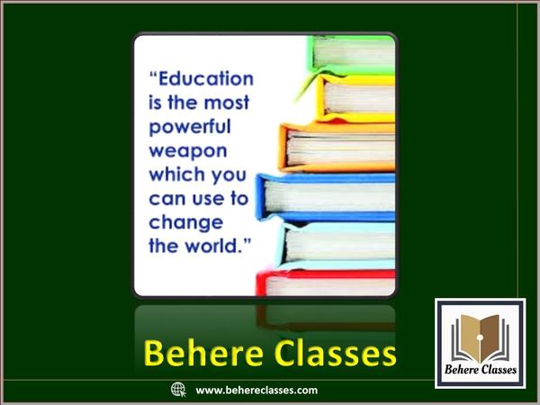 Behere Classes Best 11th 