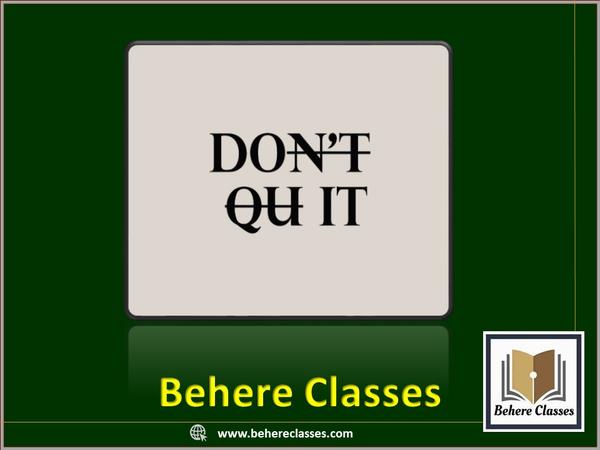 Behere Classes Best 11th 