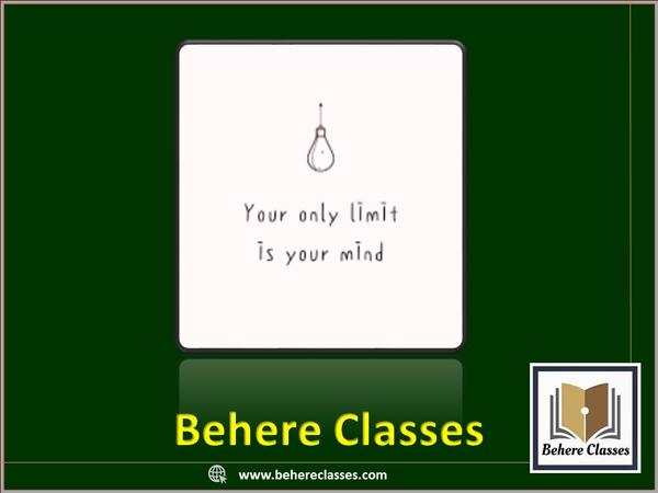 Behere Classes Best 11th 