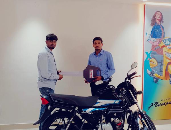 new hero hf 100 congratulation