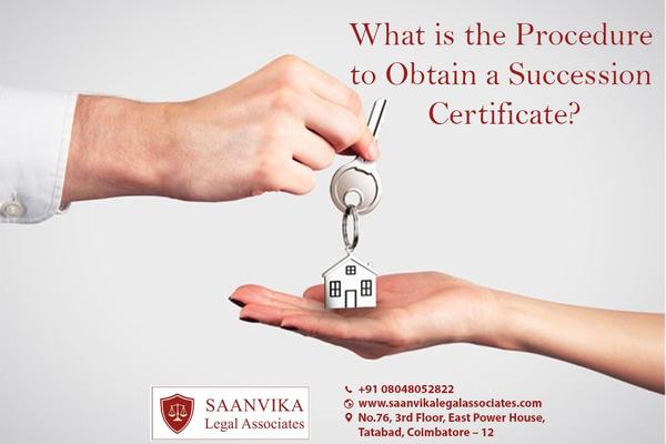 succession certificate holder