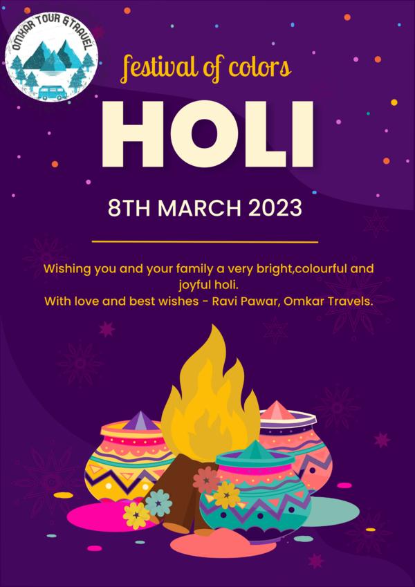 vibrant holi