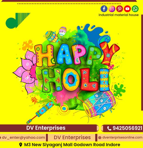 happy colourful holi