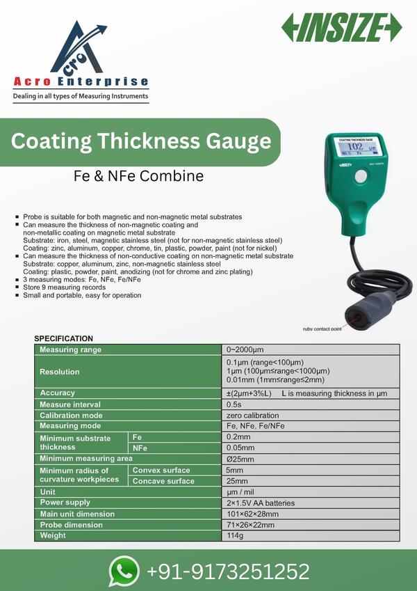 measure dry film thickness