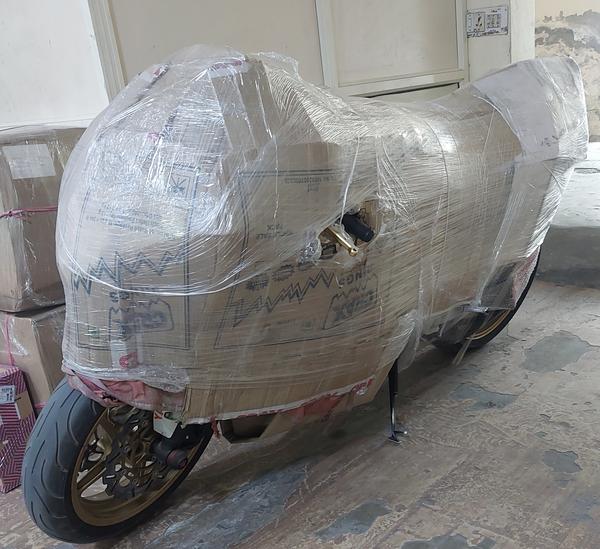 yamaha r15 bike packing