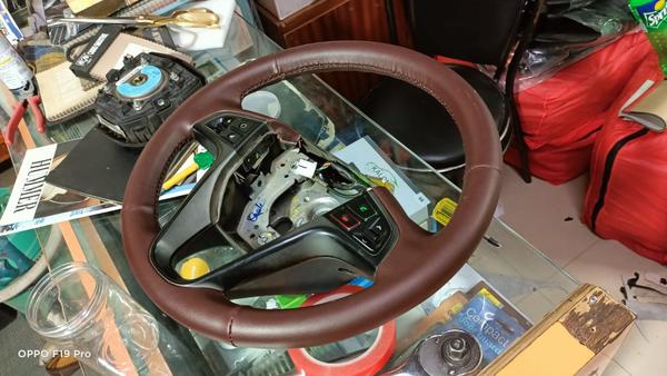 Steering Leather Rapping proce