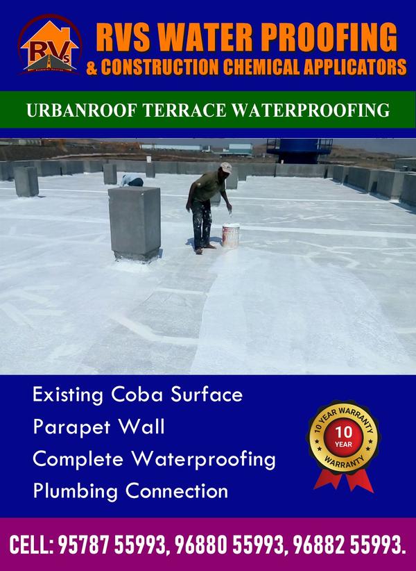 terrace waterproofing with civ