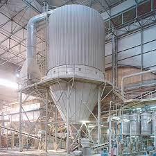 Spray drying is a method of fo
