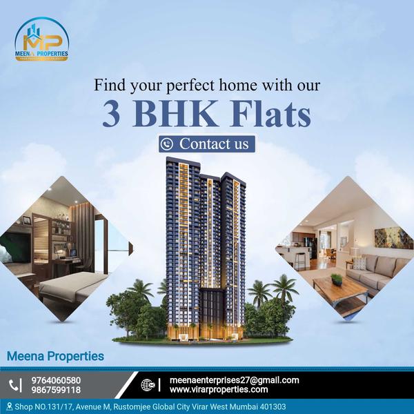 biggest flats in virar