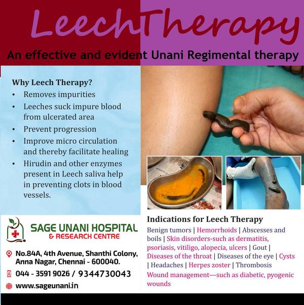 leech therapy for skin disease