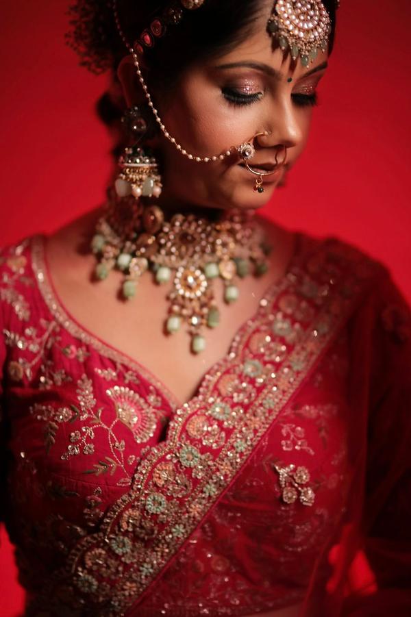 Flawless base with glittery eyes for our