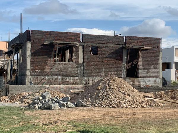 ROOF BRICKWORK COMPLETED AND R