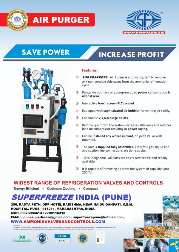 AUTOMATIC AIR PURGING AMMONIA PLANT
