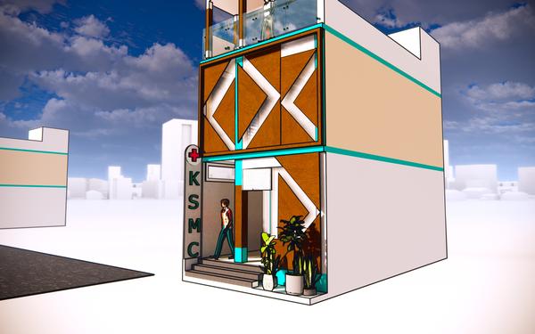 medicine storage area