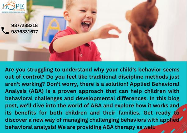 applied behavior analysis