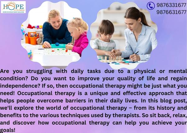 benefits of occupational thera