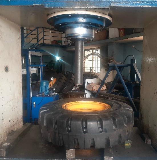 Tyre pressing  200 mm to 2000m