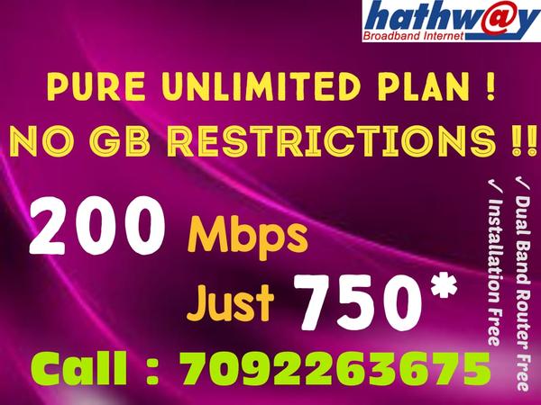 hathway fiber broadband plans